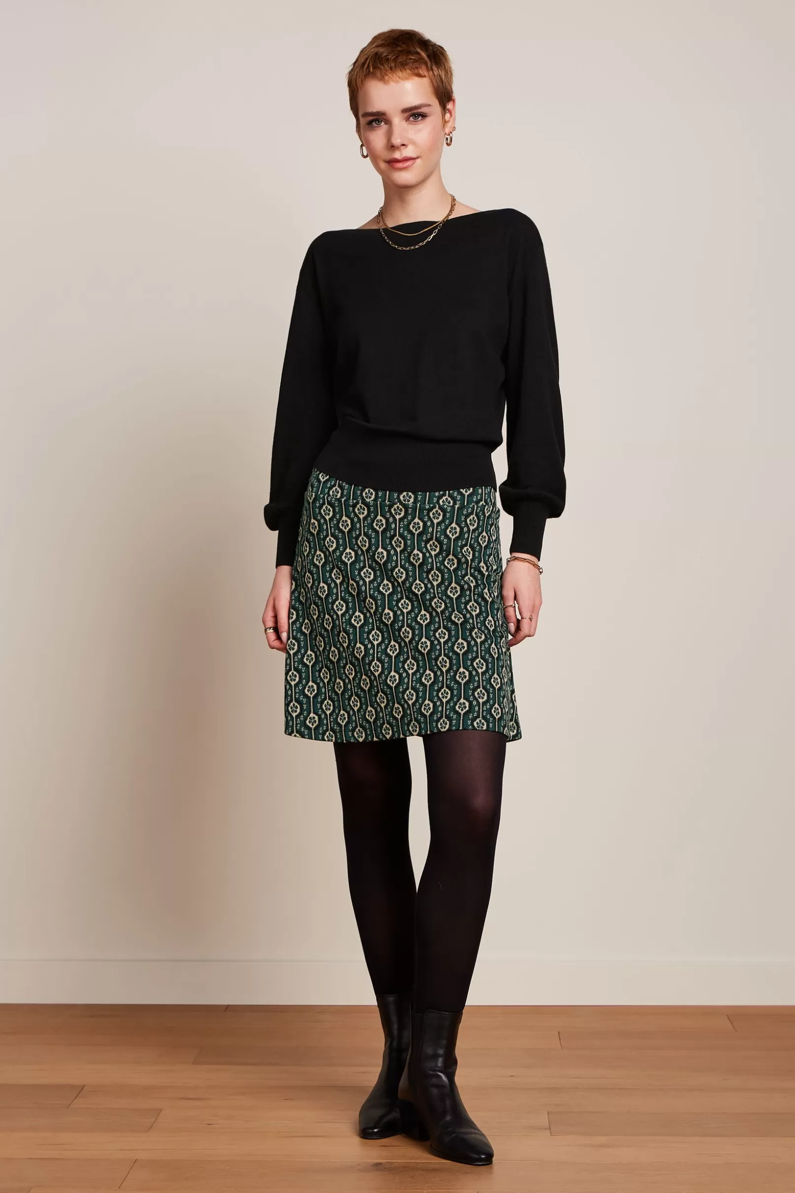 Rokken*King Louie Border Skirt Carnaby Urban Green