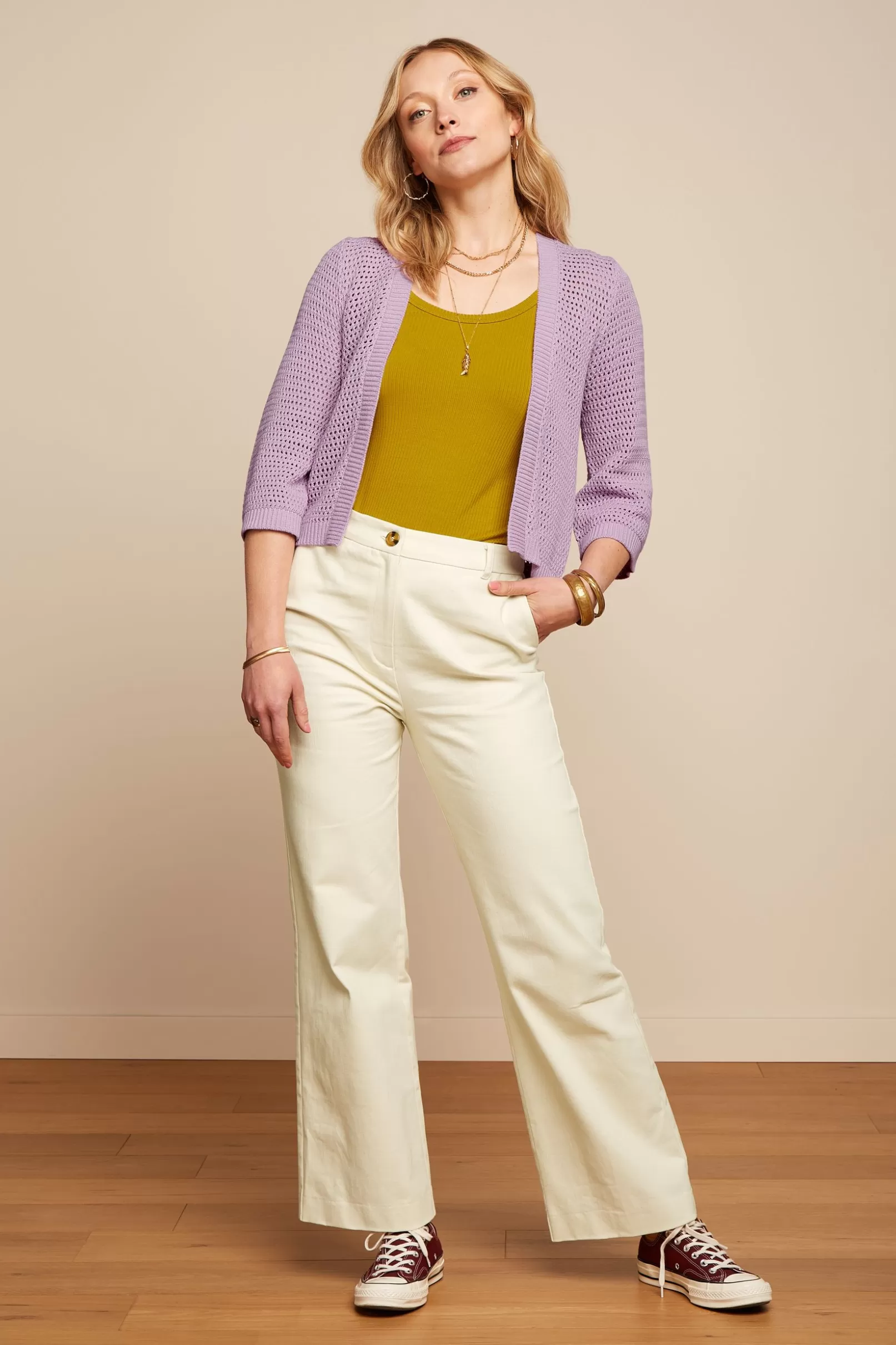 Vesten*King Louie Emily Cardi Soleil Lavender Mist