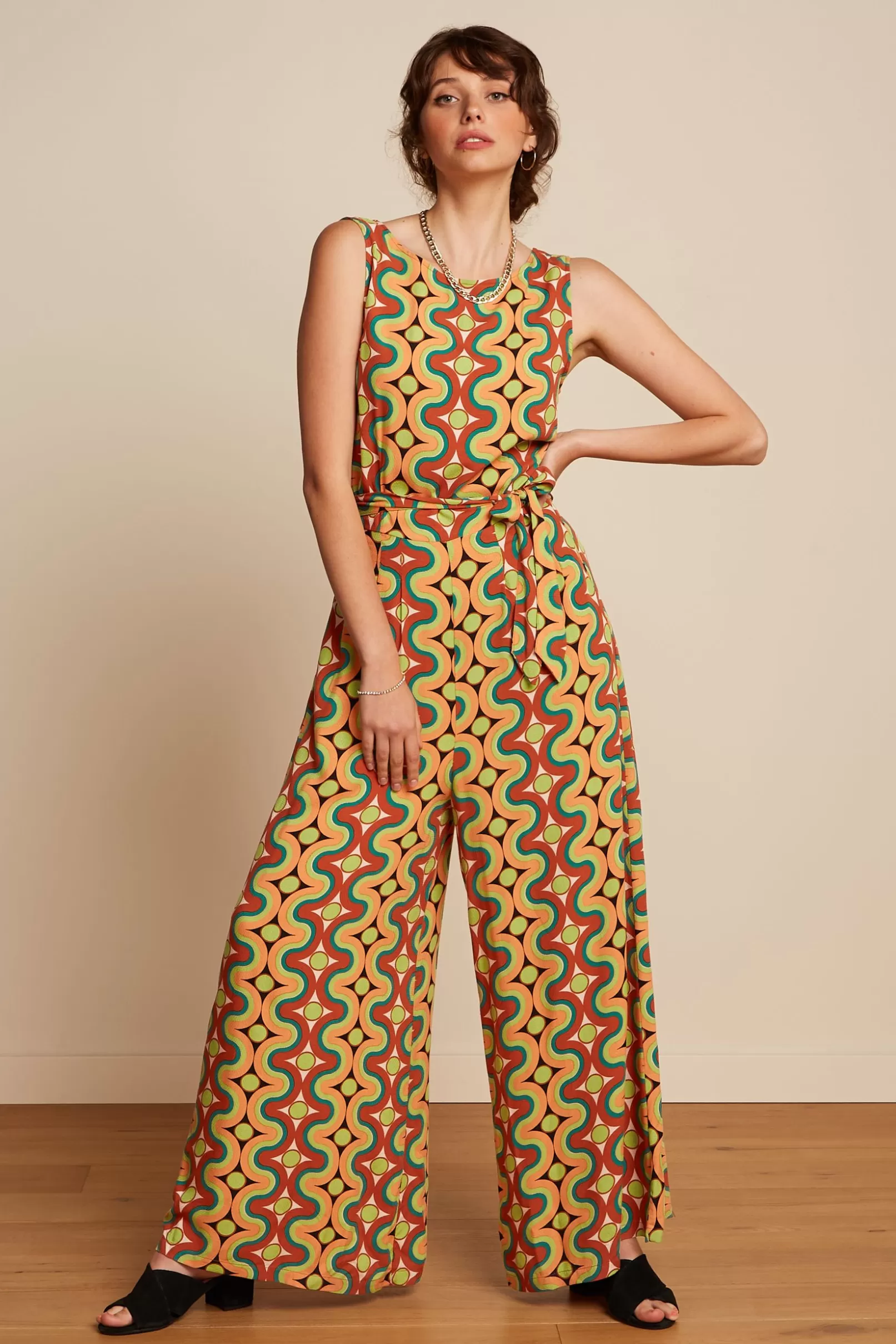 Jumpsuits*King Louie Frida Jumpsuit Kizko Black