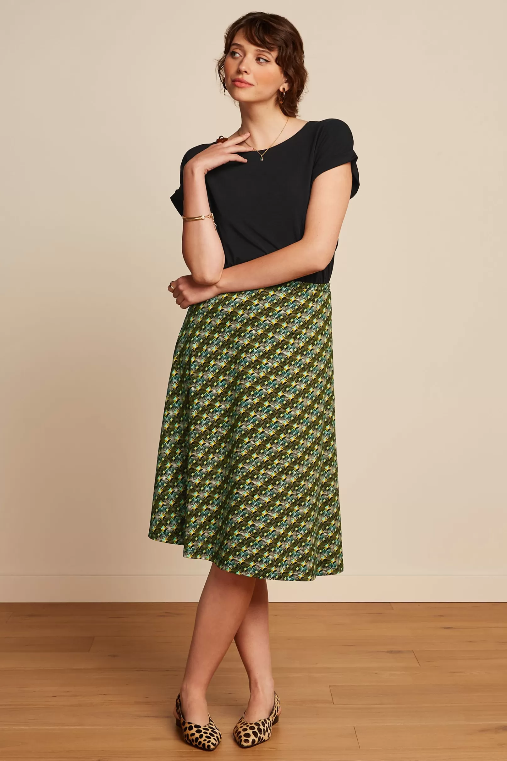 Rokken*King Louie Juno Skirt Tate Black