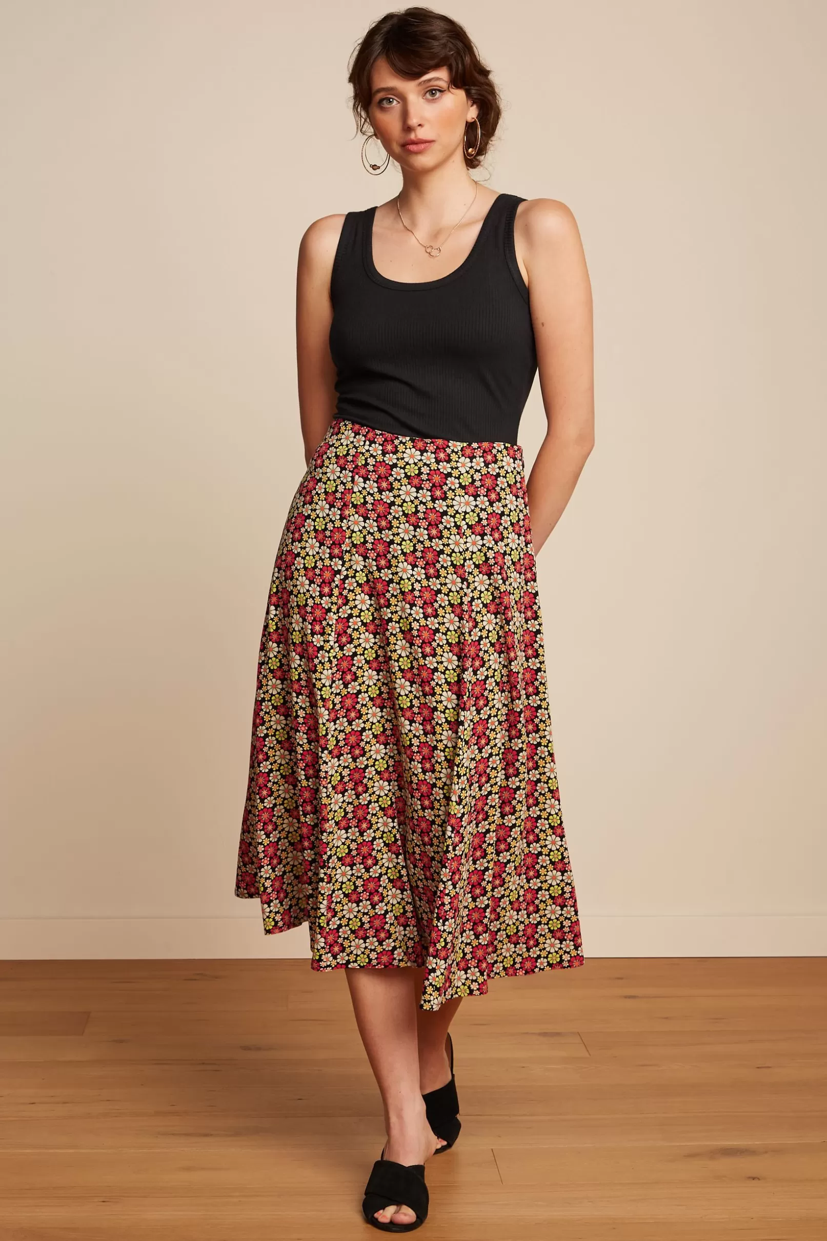 Rokken*King Louie Laia Skirt Jackie Fiery Red