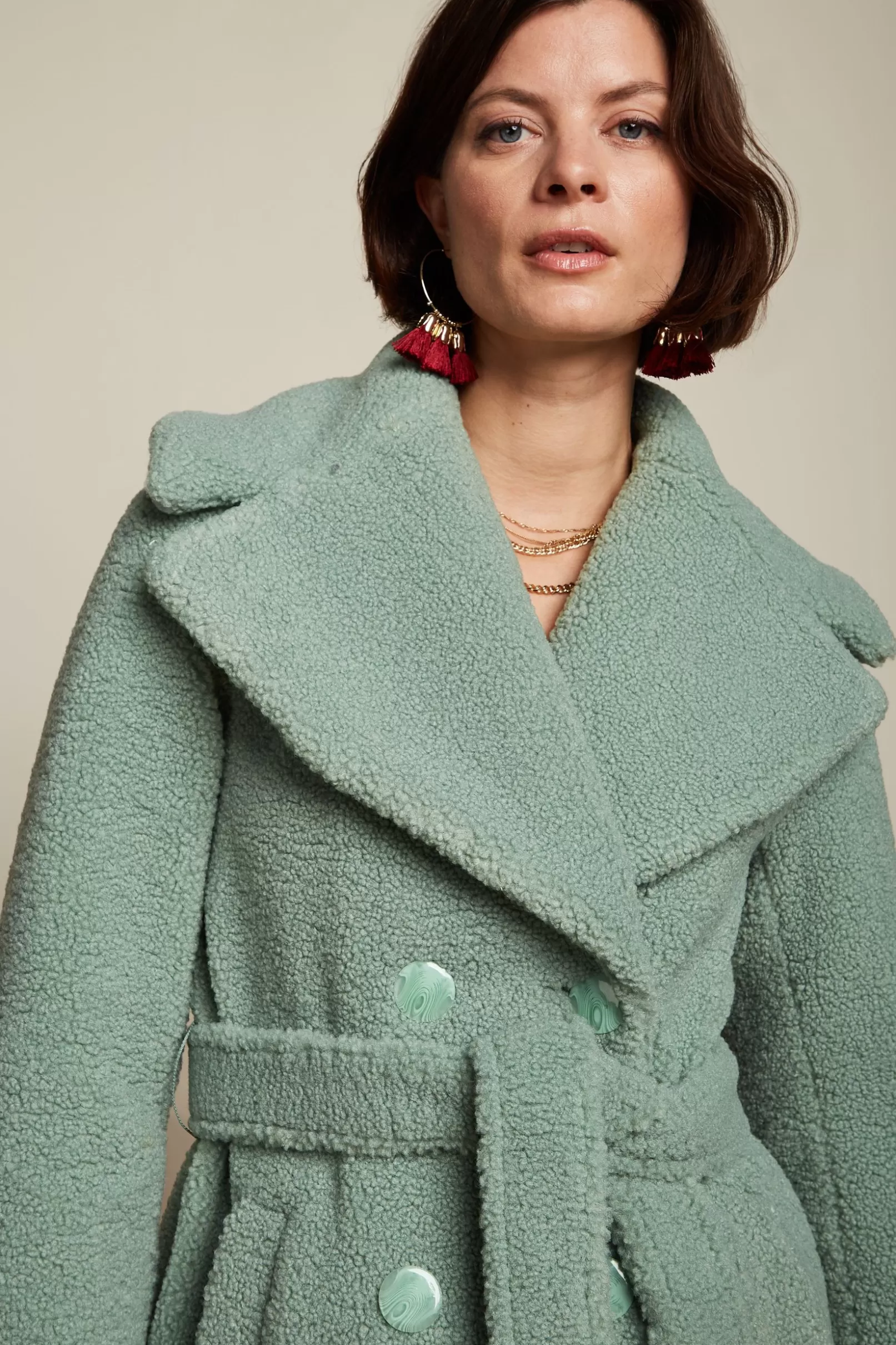 Jassen & Blazers*King Louie Mary Coat Murphy Granite Green