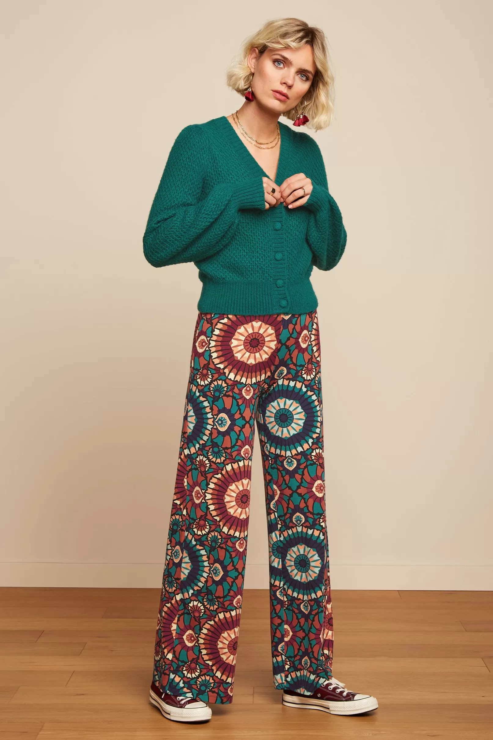 Broeken*King Louie Sara Pants Torini Evening Blue