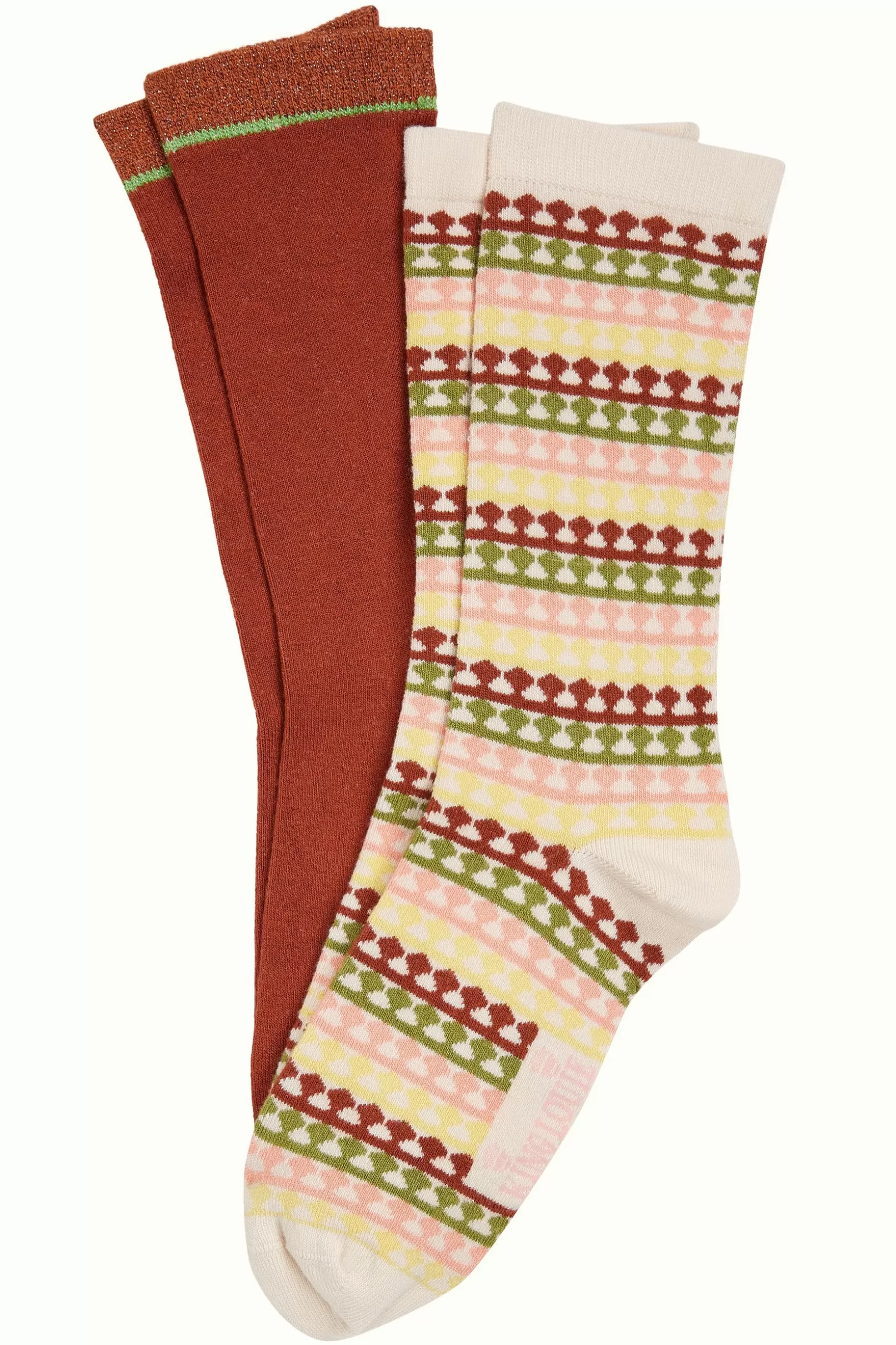 Accessoires*King Louie Socks 2-Pack Boyd Cream