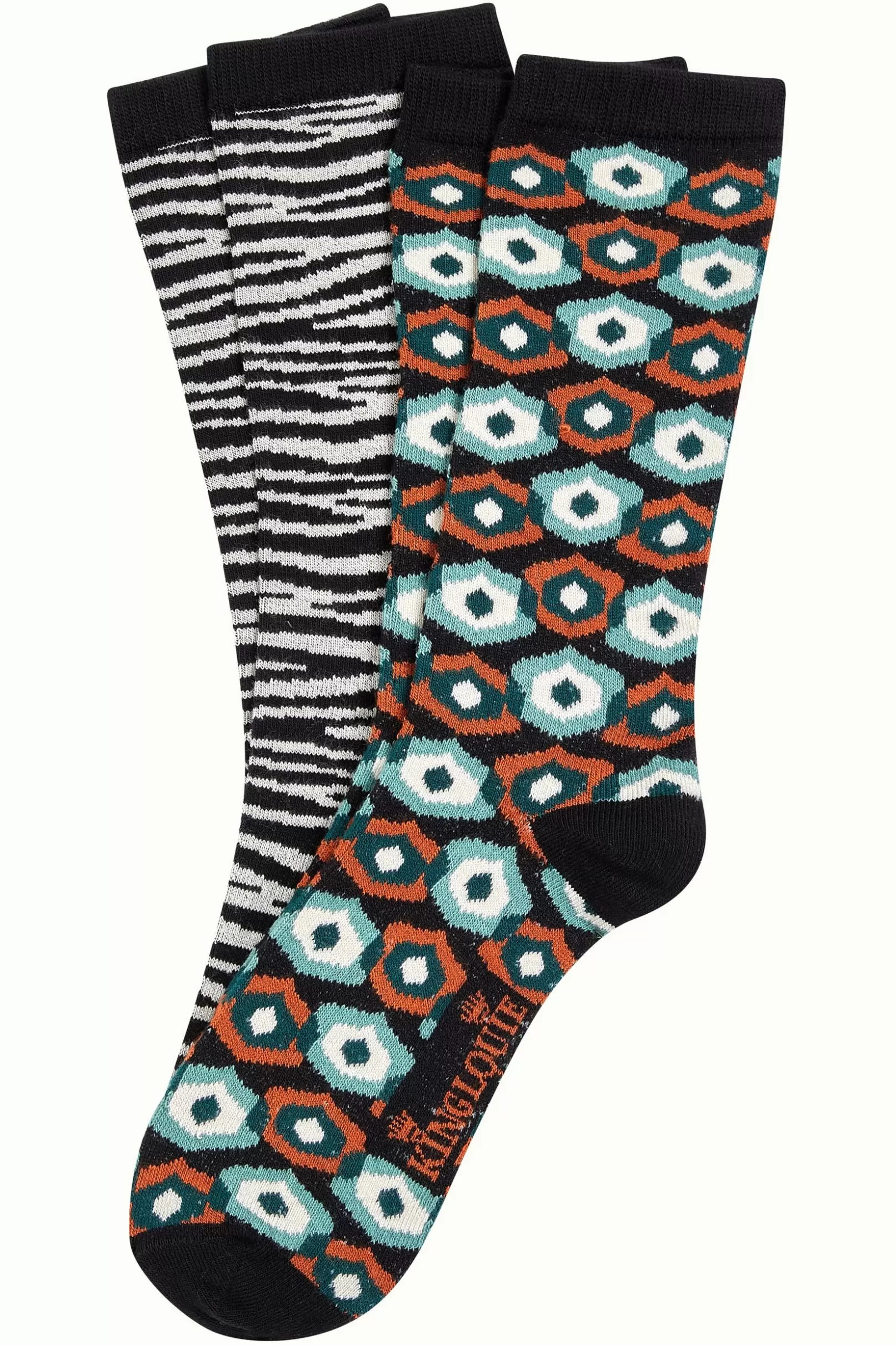 Accessoires*King Louie Socks 2-Pack Meribel Black