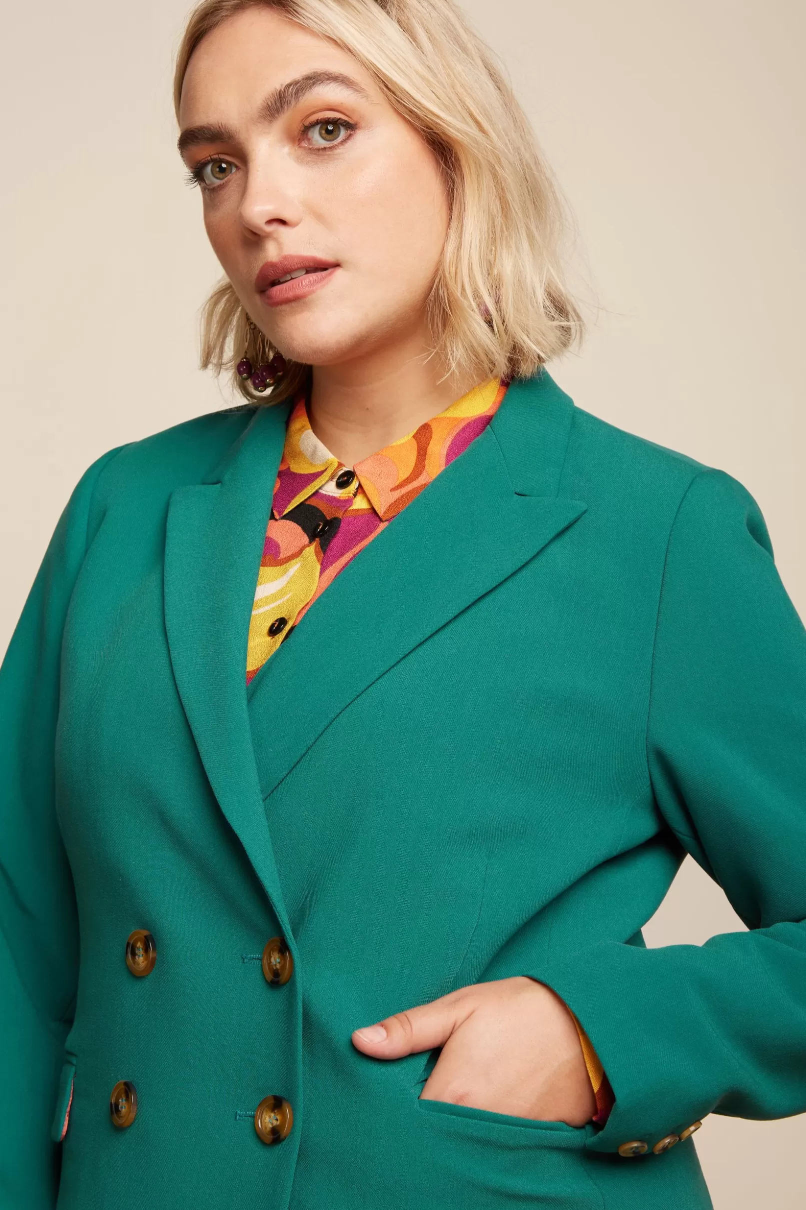 Jassen & Blazers*King Louie Tina Blazer Simonet Ponderosa Green